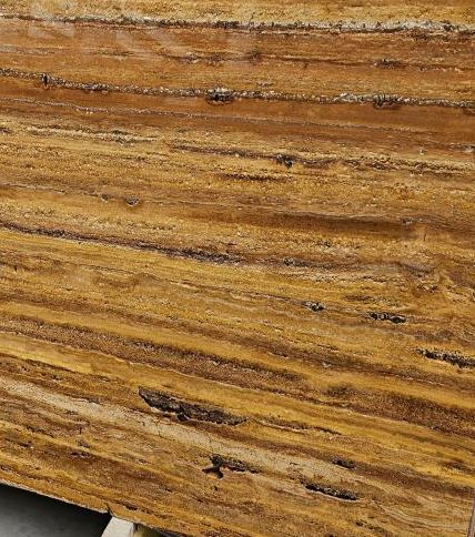 Particolare di Travertino Giallo Persiano