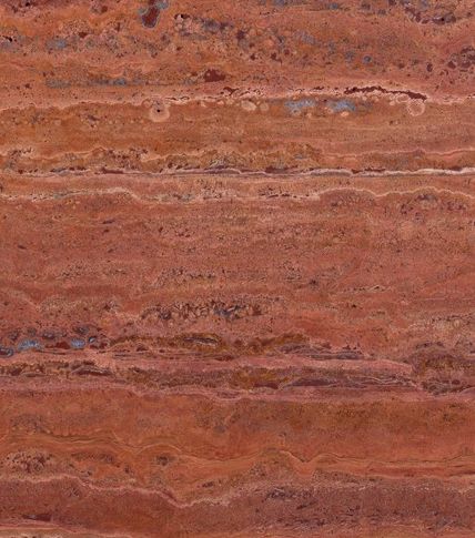 Particolare di Travertino Rosso Persiano