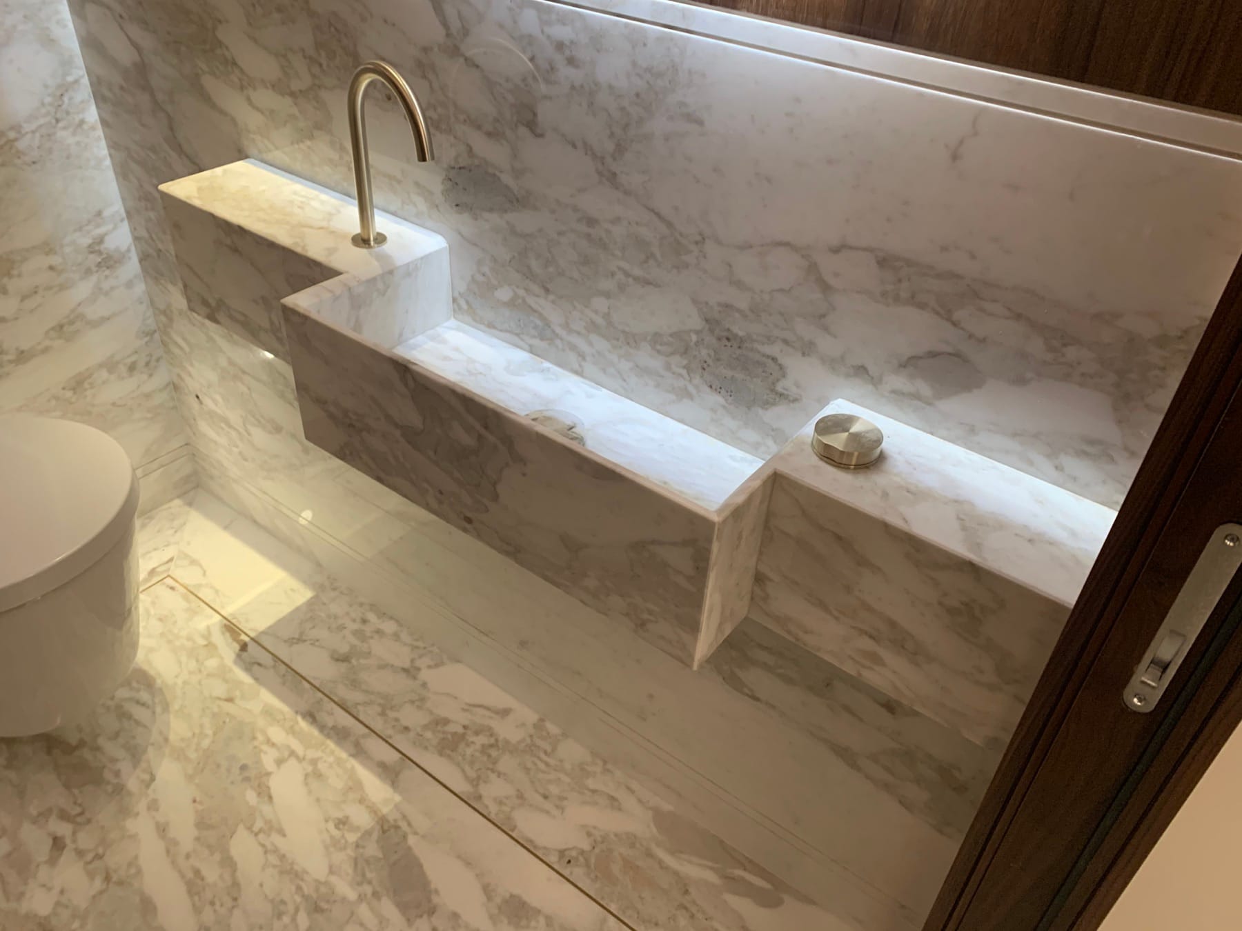Bagno in Calacatta Vagli Oro