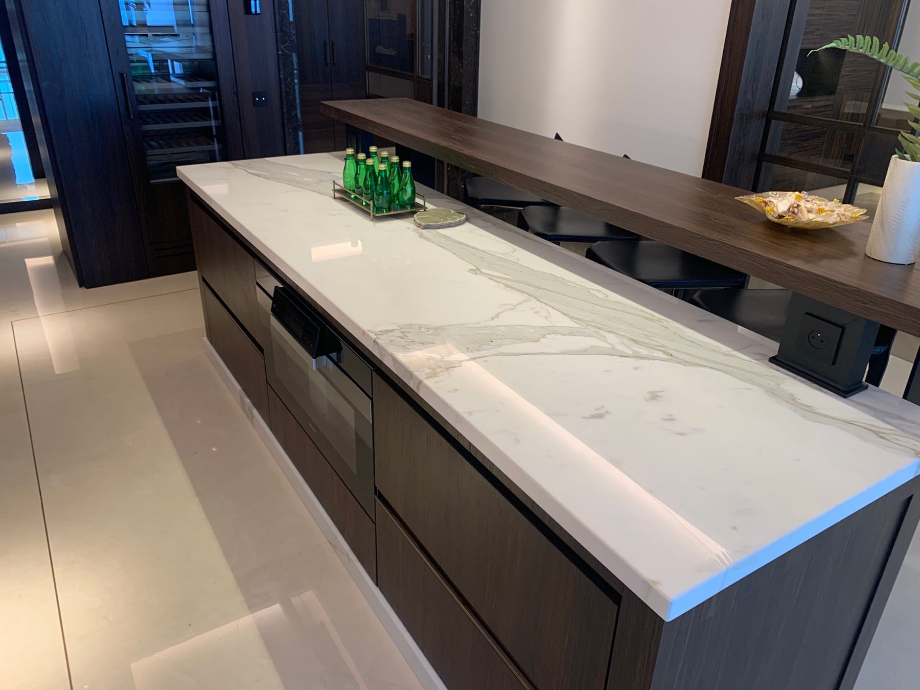 Cucina in Calacatta Borghini - dettaglio 3